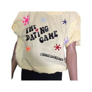 Free with Purchase “ The Dating Game” New Vintage Cropped Tee XL